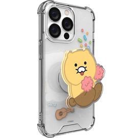 [S2B] Kakao Friends CHOONSIK Epoxy Tok Clear Bulletproof Reinforced Case - Smartphone Bumper Camera Guard iPhone Galaxy Case - Made in Korea